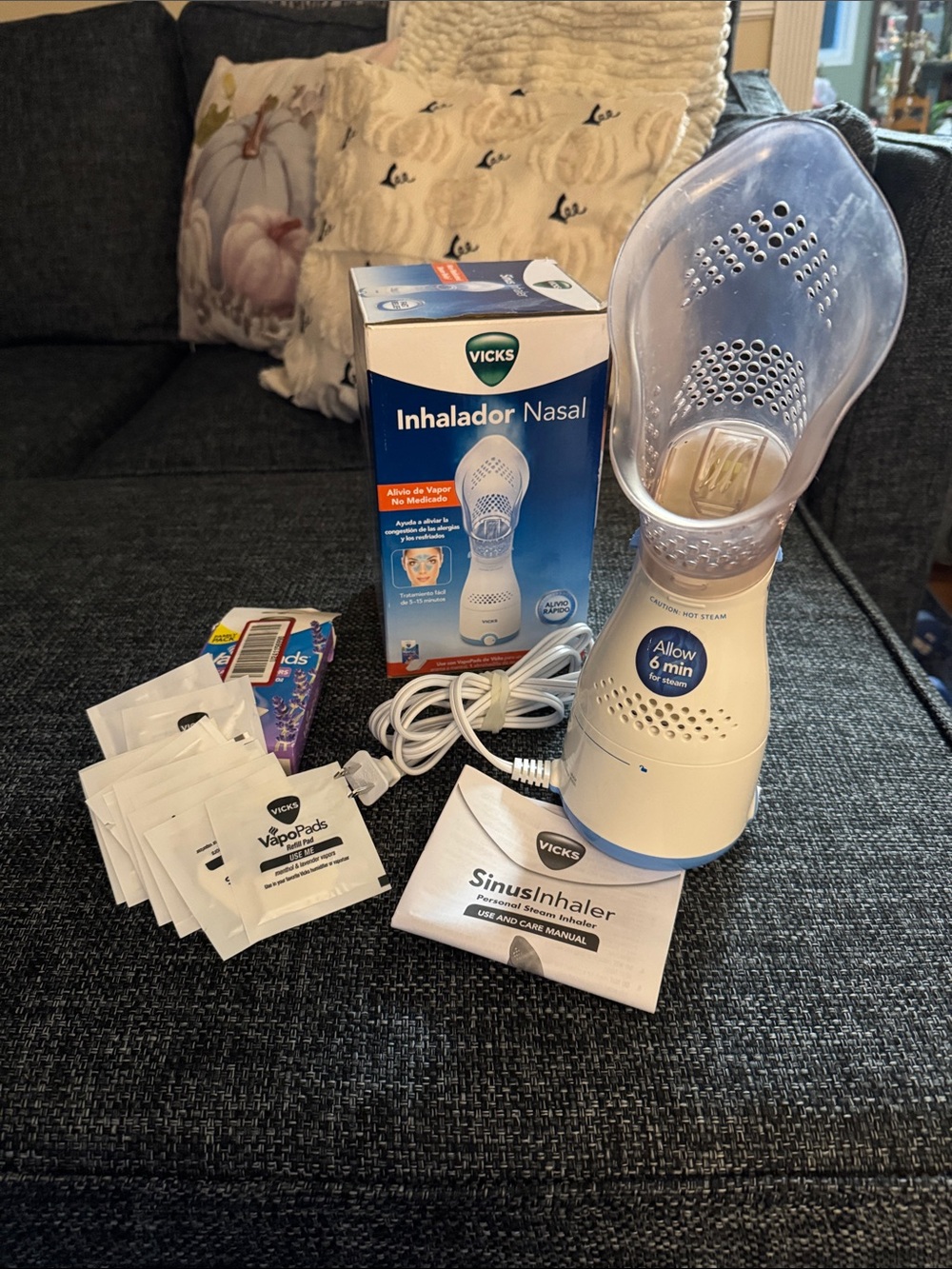 Vicks Sinus Inhaler with extra Vapo Pads